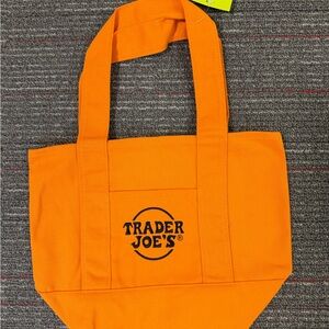 Trader Joe's Orange Tote Bag Mini